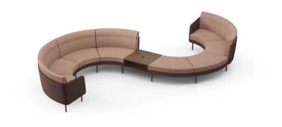 Sofa und Sessel