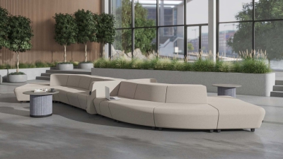 Sofa und Sessel