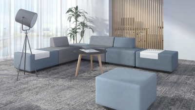 Sofa und Sessel