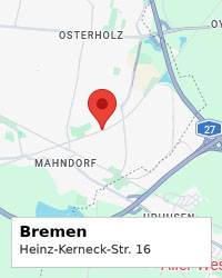 Kartenansicht Bremen - Heinz-Kerneck-Str. 16, 28307 Bremen