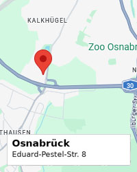 Kartenansicht Osnabr&uuml;ck - Eduard-Pestel-Str. 8, 49080 Osnabr&uuml;ck